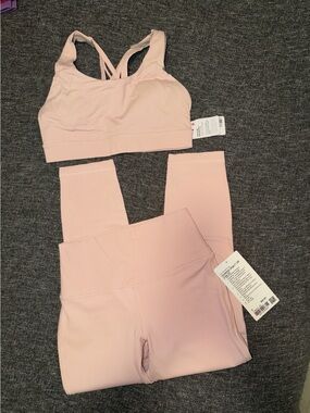 Lululemon *Pink Puff* Set - Worn Once! Size 6